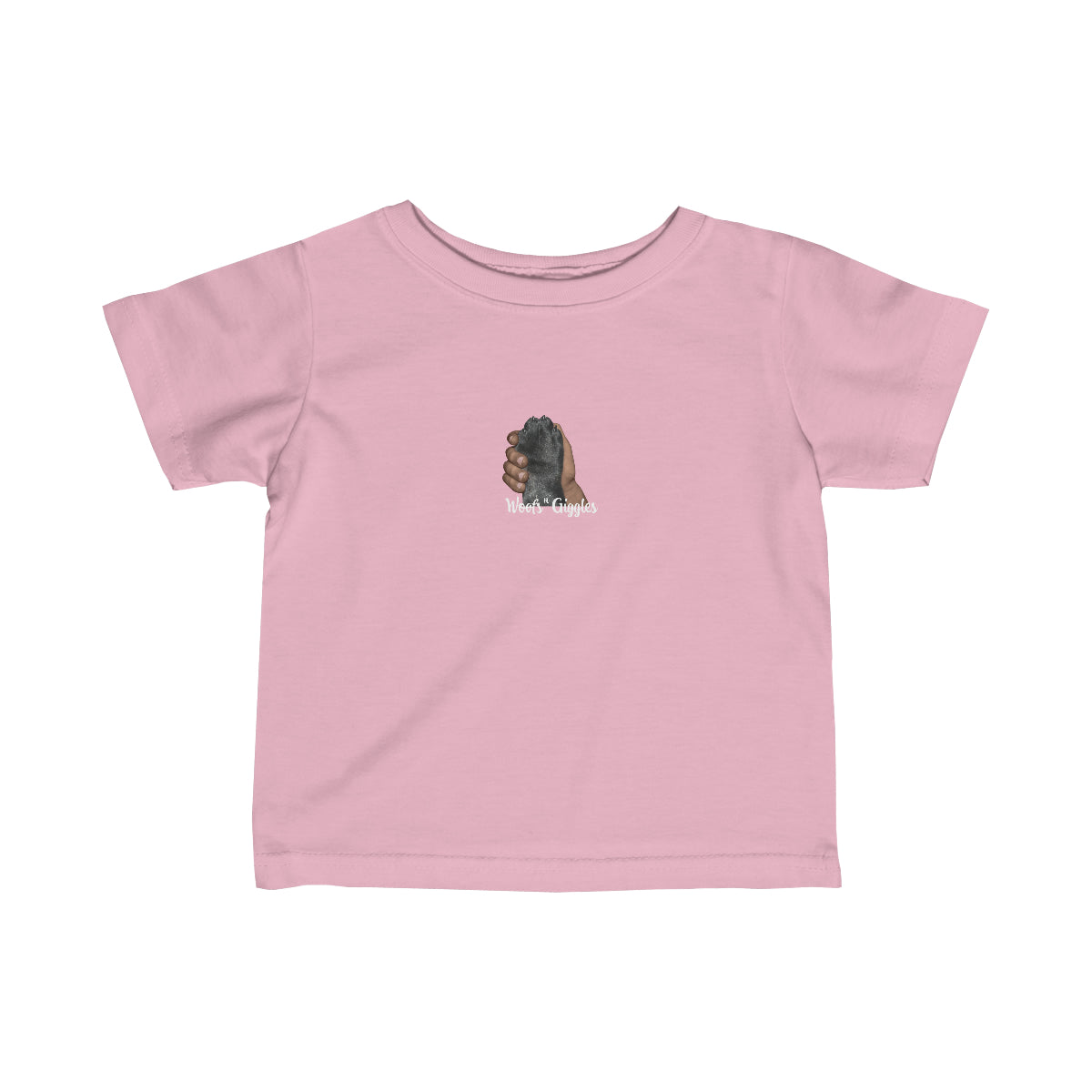 Pals Infant Fine Jersey Tee - Black Paw