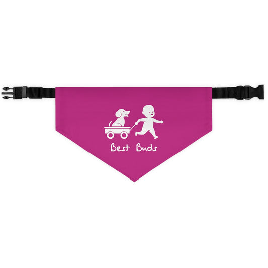 Best Buds/Pink Pet Bandana Collar