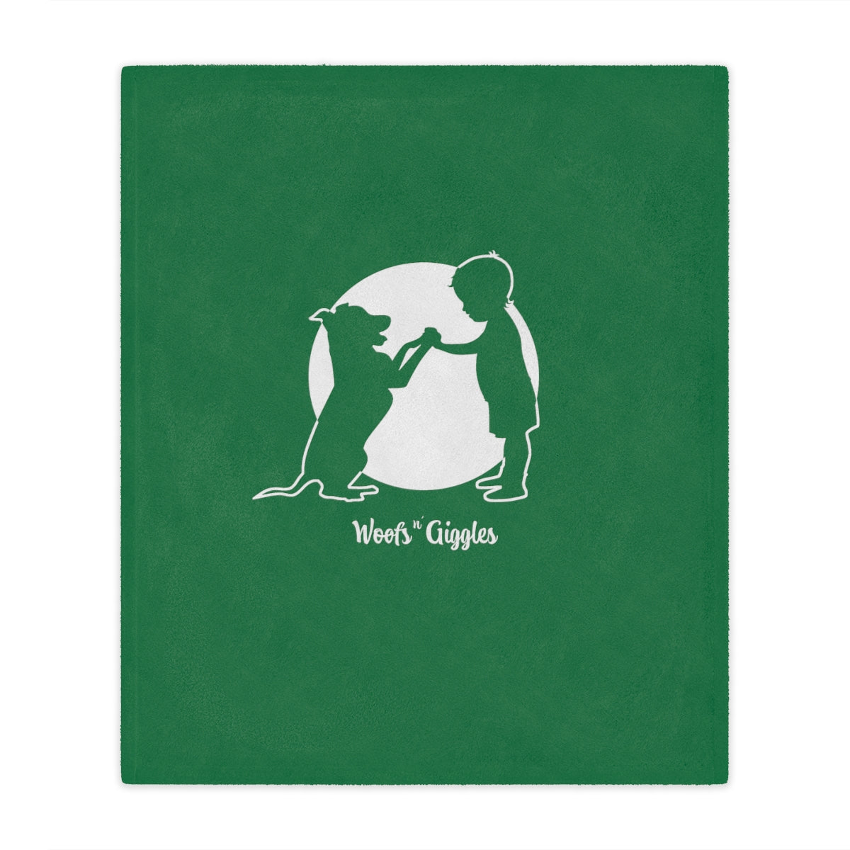 Woofs n' Giggles Minky Blanket - Green