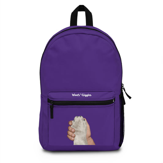 Medium/White Purple Backpack