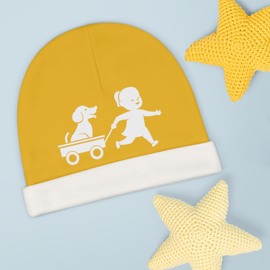 Besties Baby Beanie - Yellow