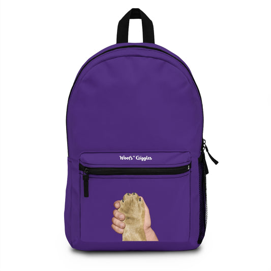 Tan/Golden Purple Backpack