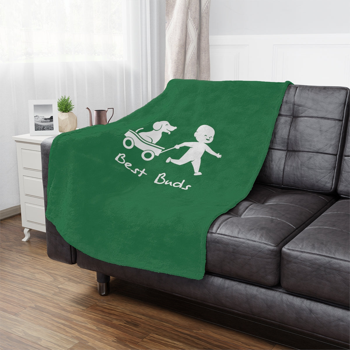 Best Buds Minky Blanket - Green