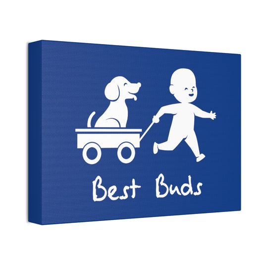 Canvas/Blue/Best Buds