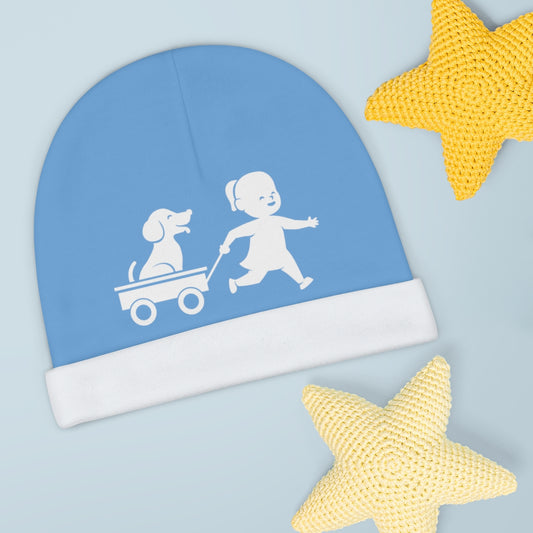 Besties Baby Beanie - Sky Blue