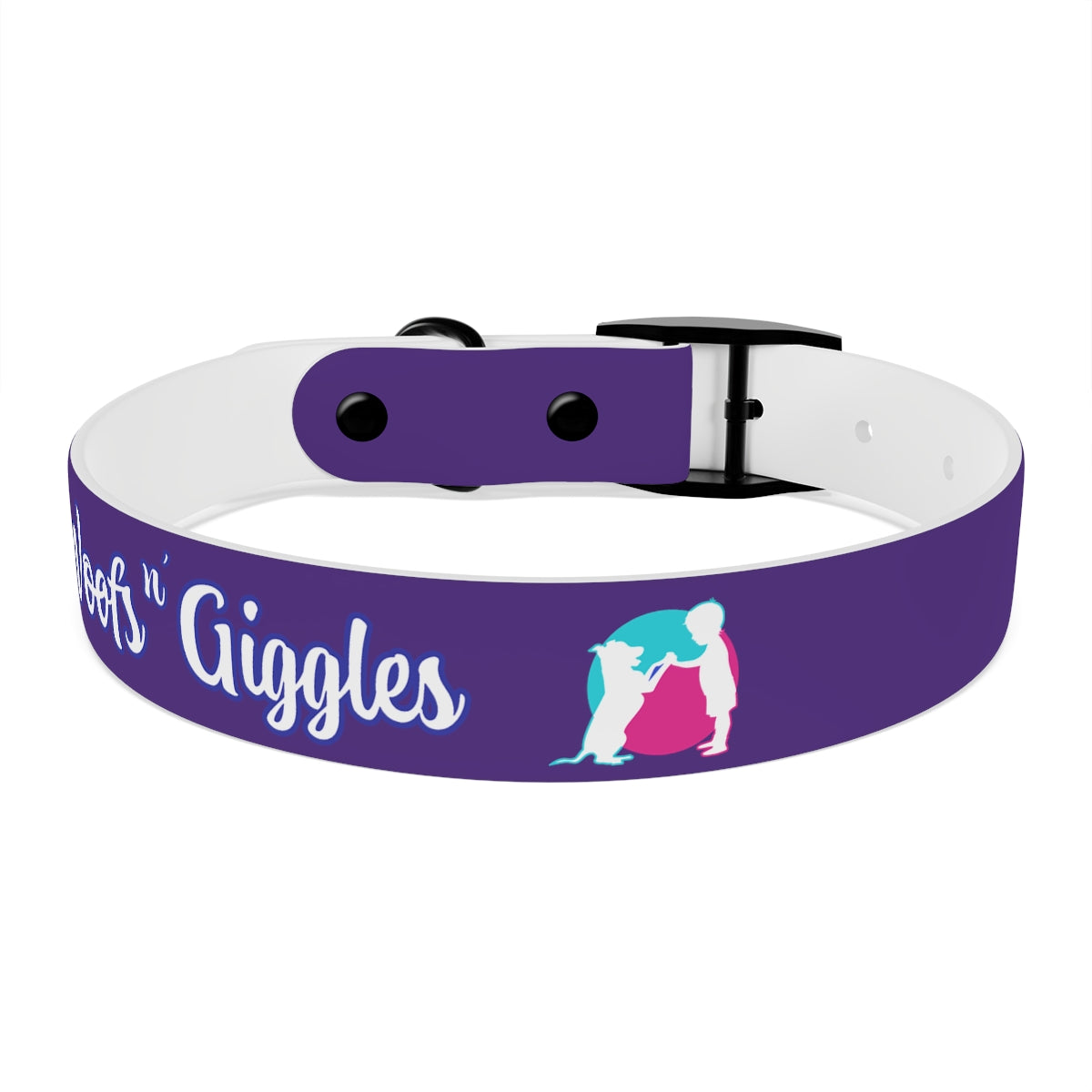 Woofs n' Giggles Dog Collar - Purple