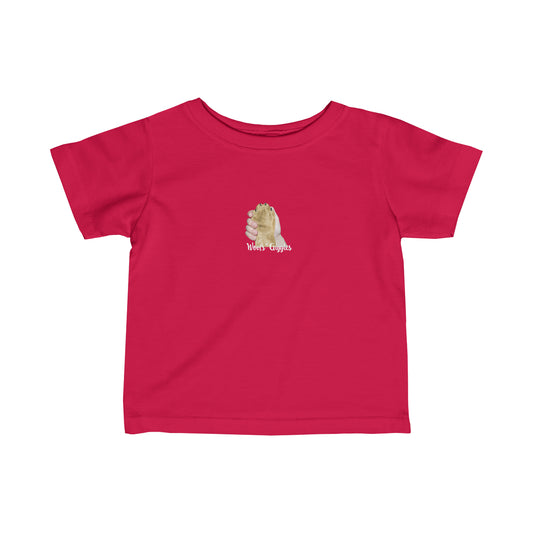 Pals Infant Fine Jersey Tee - Golden Paw