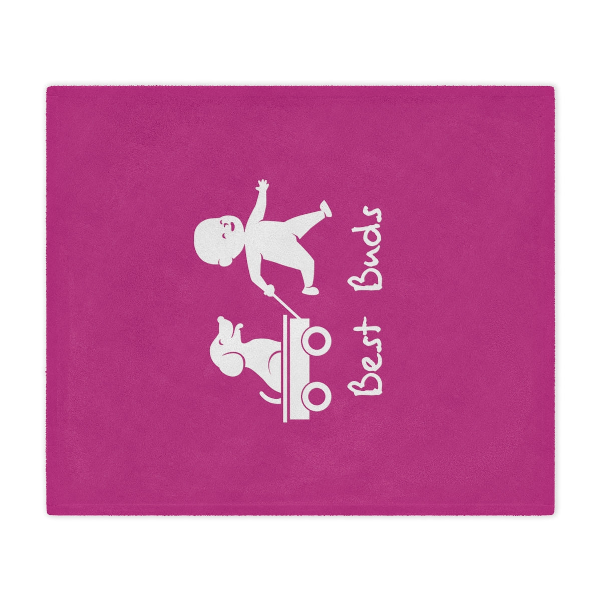 Best Buds Minky Blanket - Pink