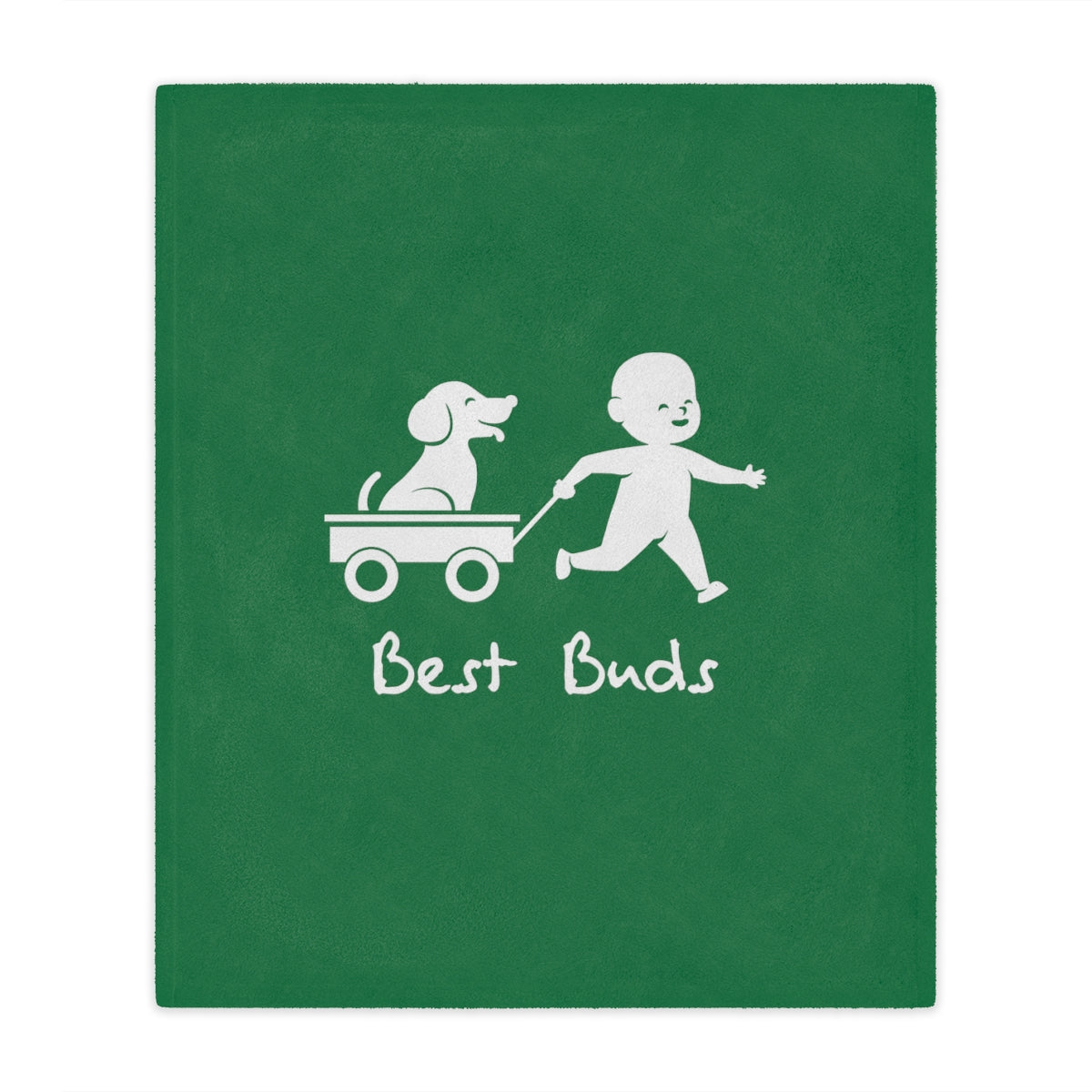 Best Buds Minky Blanket - Green