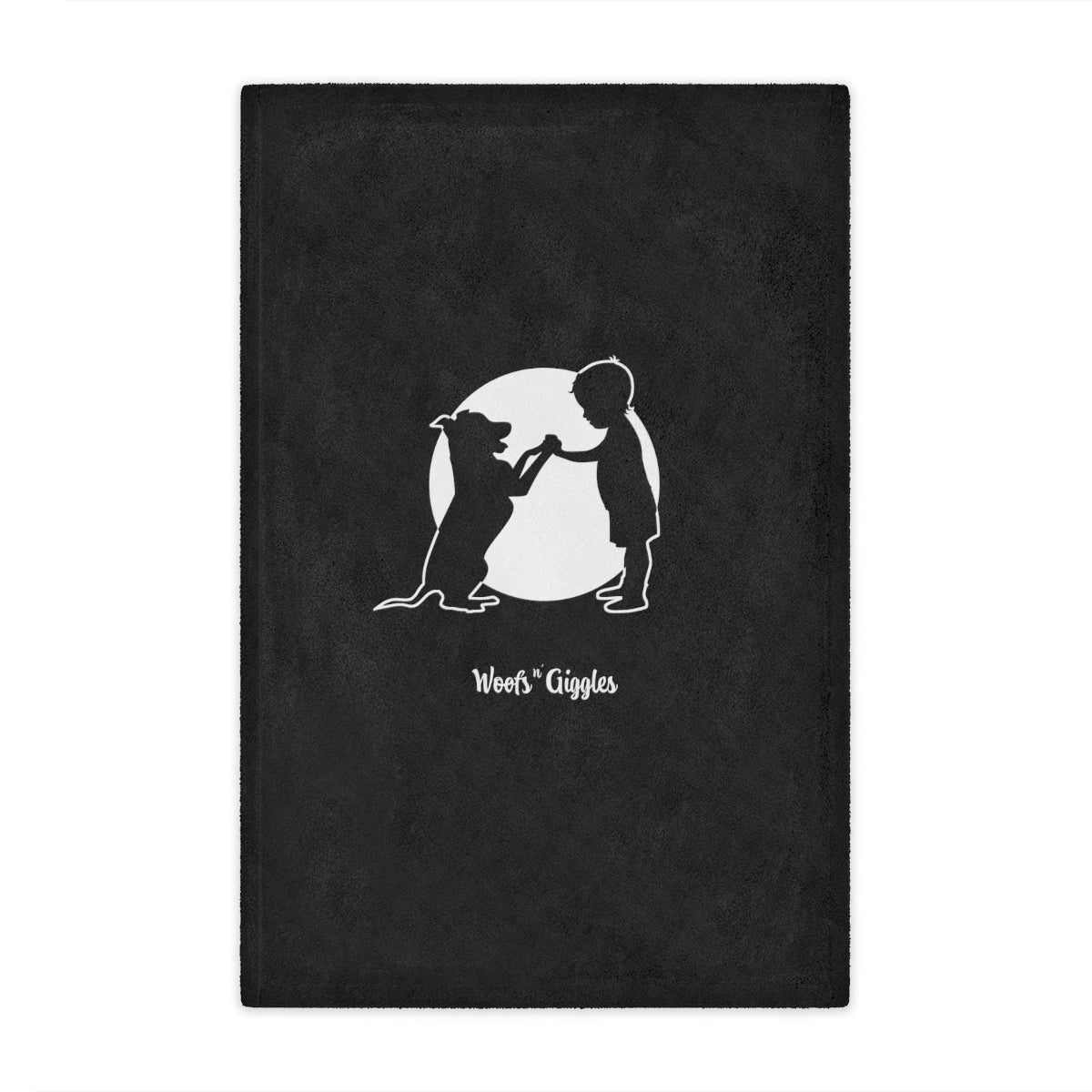 Woofs n' Giggles Minky Blanket - Black