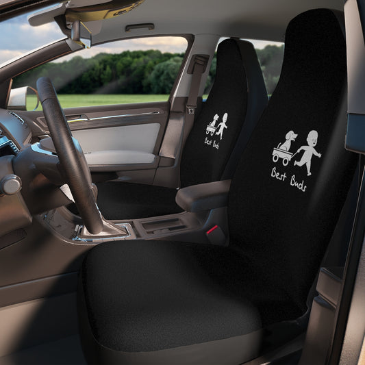 Best Buds Car Seat Covers - Black