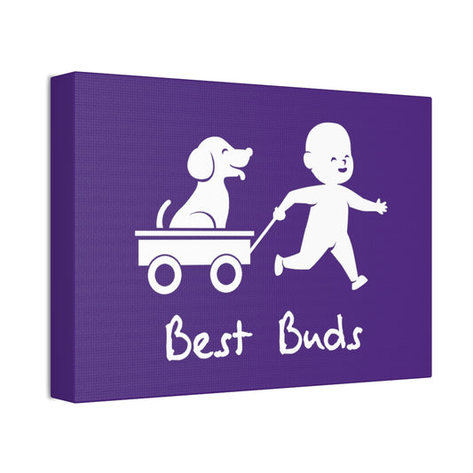 Canvas/Purple/Best Buds