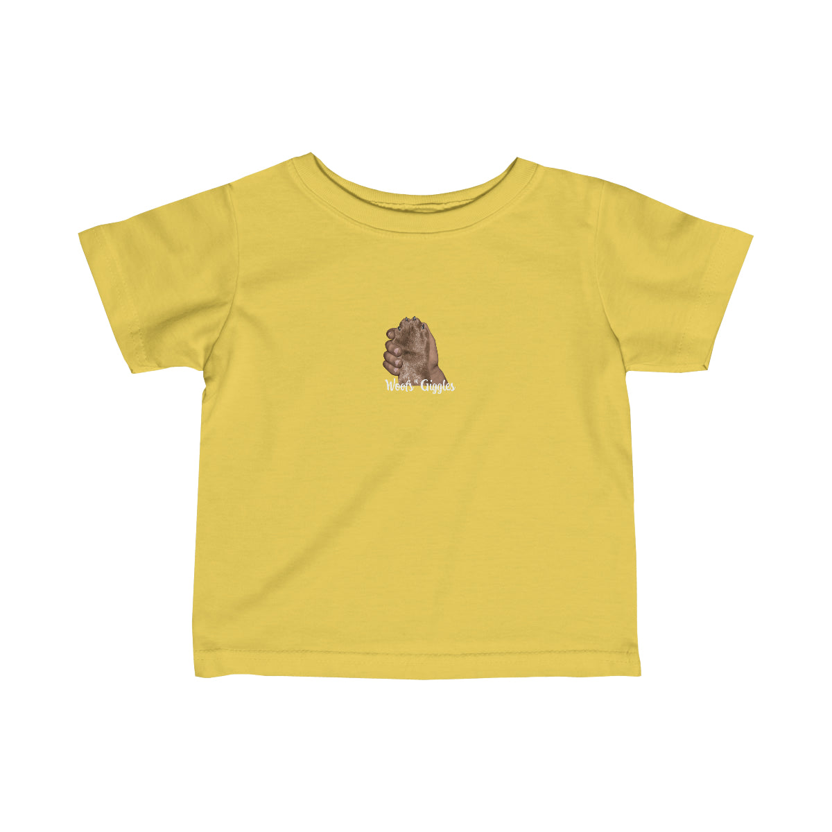 Pals Infant Fine Jersey Tee - Brown Paw