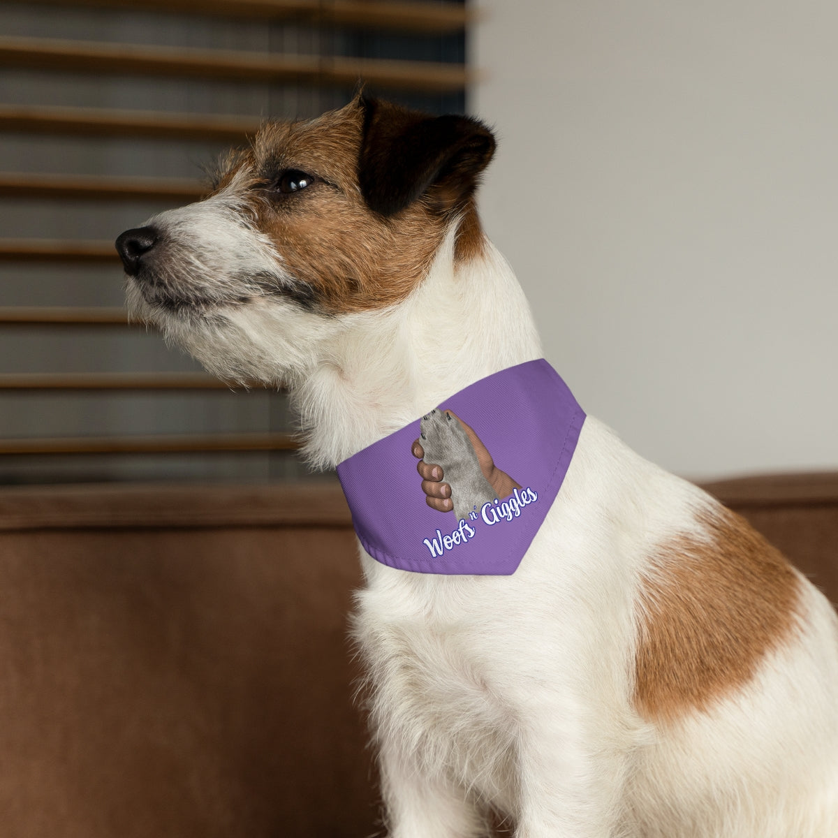 Dark/Gray Pet Bandana Collar