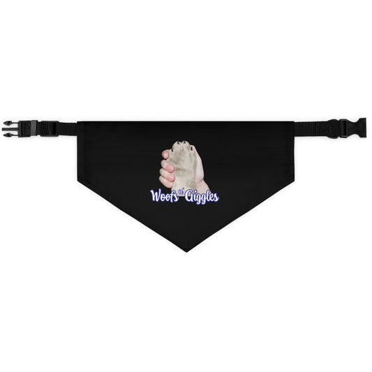 Light/White Pet Bandana Collar