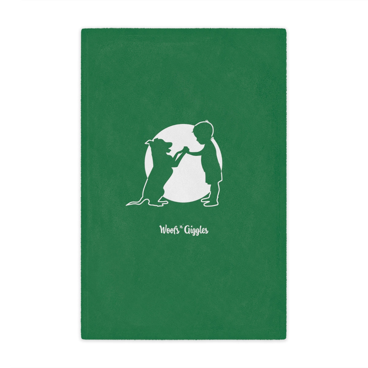 Woofs n' Giggles Minky Blanket - Green