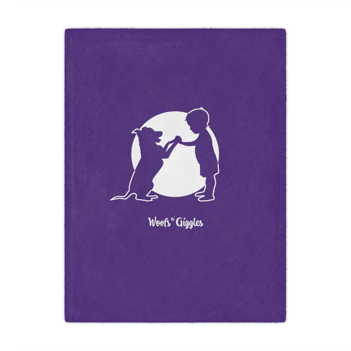 Woofs n' Giggles Minky Blanket - Purple