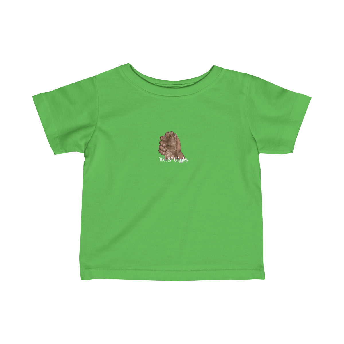 Pals Infant Fine Jersey Tee - Brown Paw