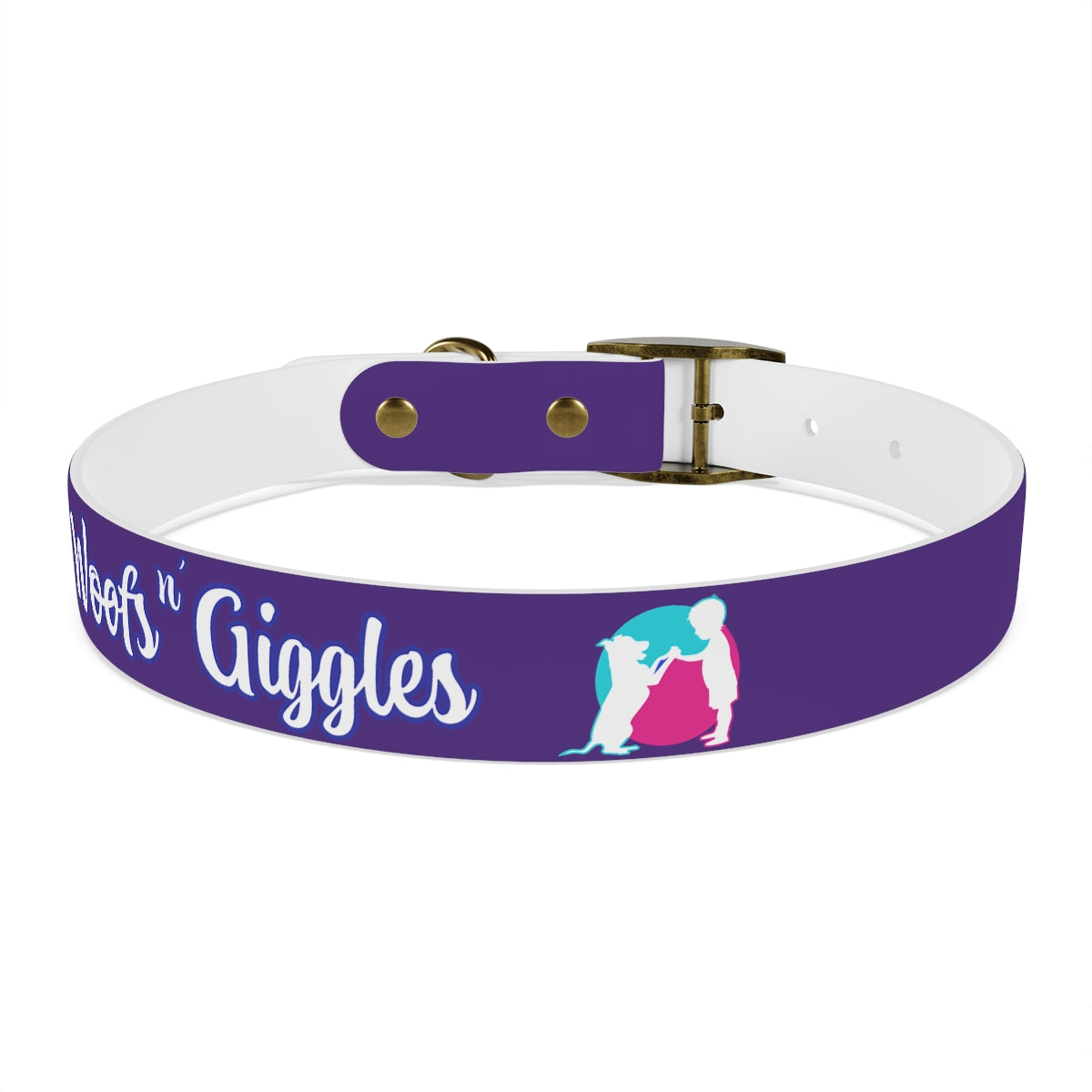 Woofs n' Giggles Dog Collar - Purple