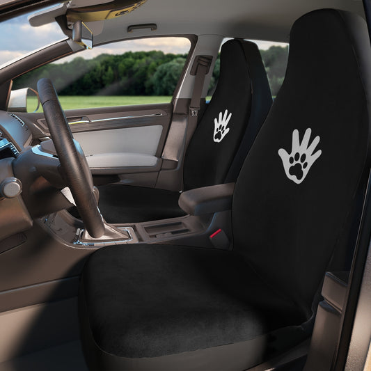 Paw n' Hand Car Seat Covers - Black