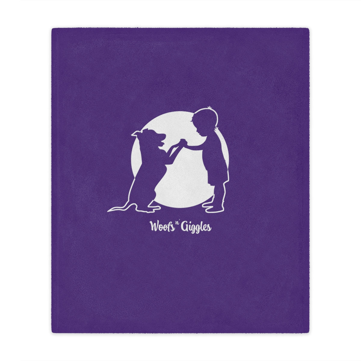 Woofs n' Giggles Minky Blanket - Purple