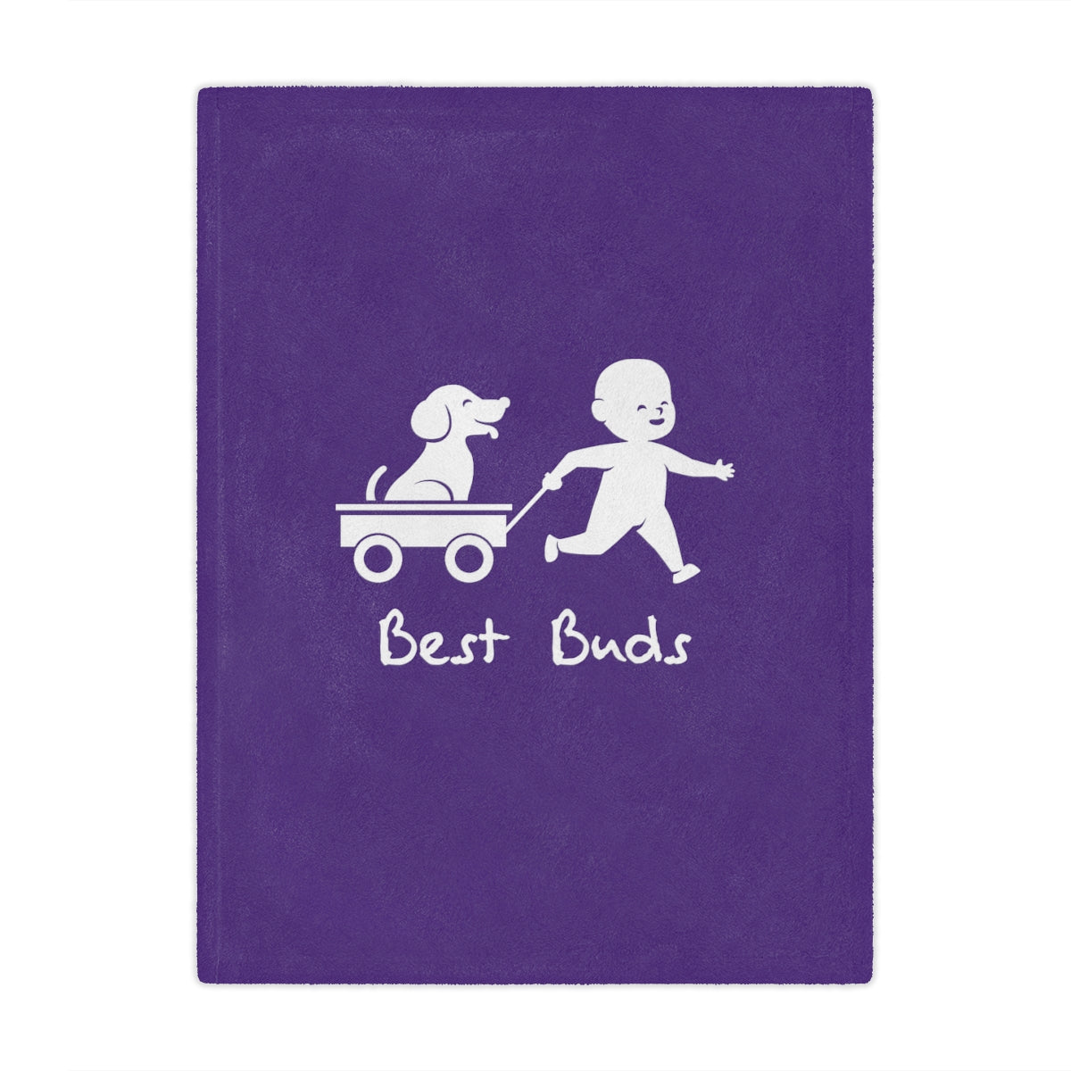 Best Buds Minky Blanket - Purple