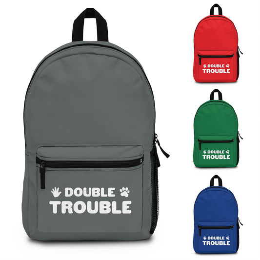 Double Trouble Backpack - Choose Your Color