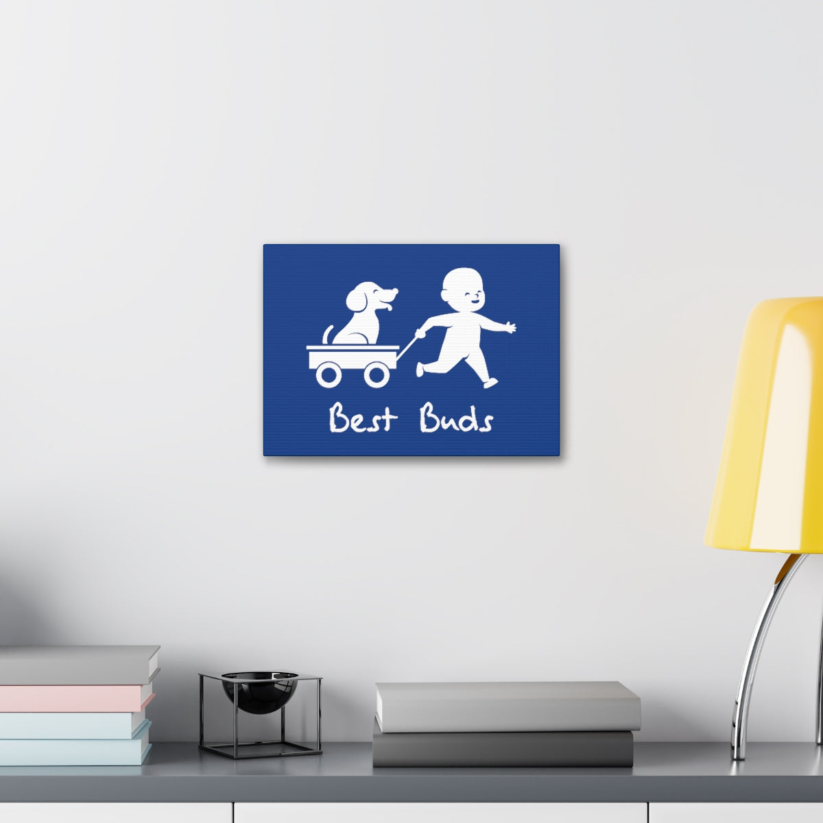 Canvas/Blue/Best Buds