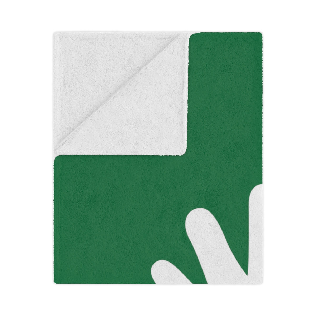 Paw n' Hand Minky Blanket - Green