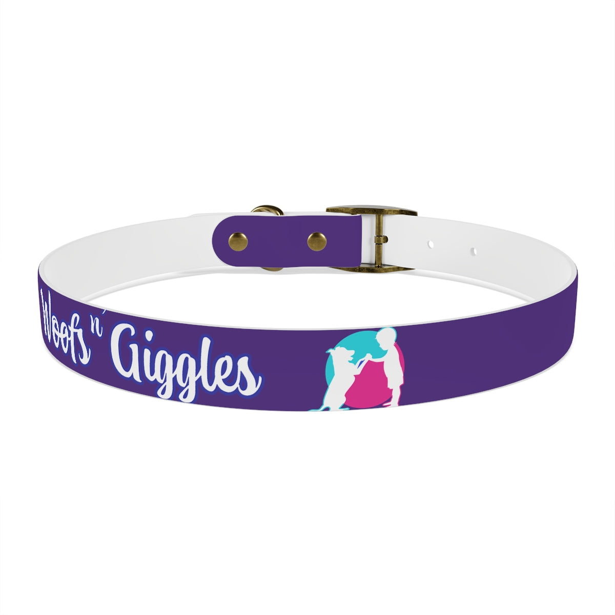 Woofs n' Giggles Dog Collar - Purple