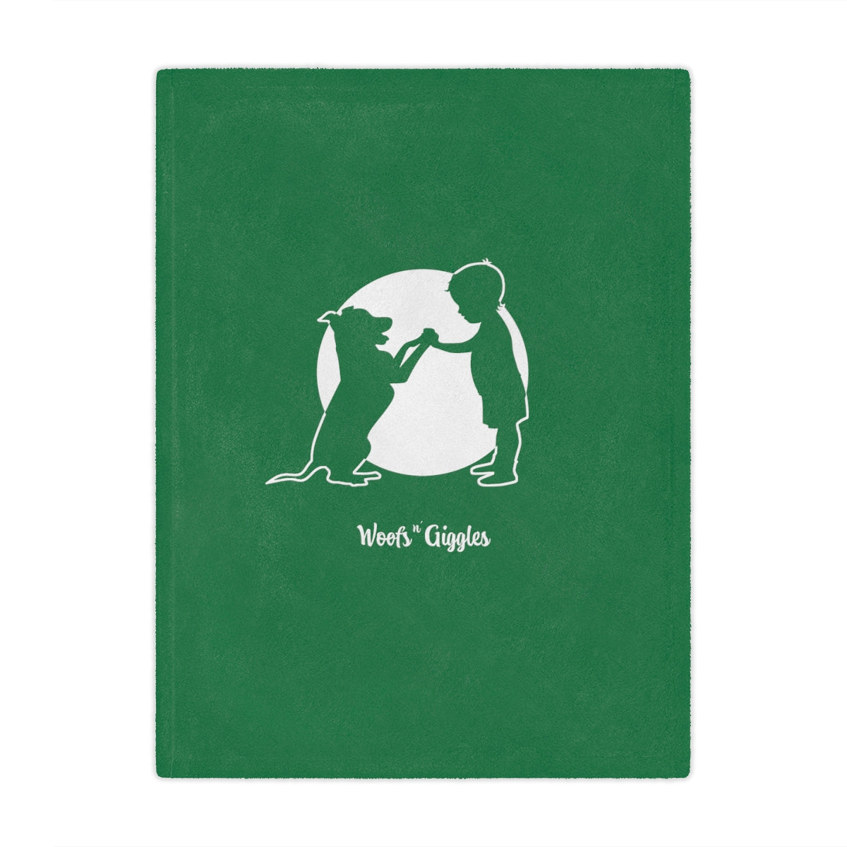 Woofs n' Giggles Minky Blanket - Green