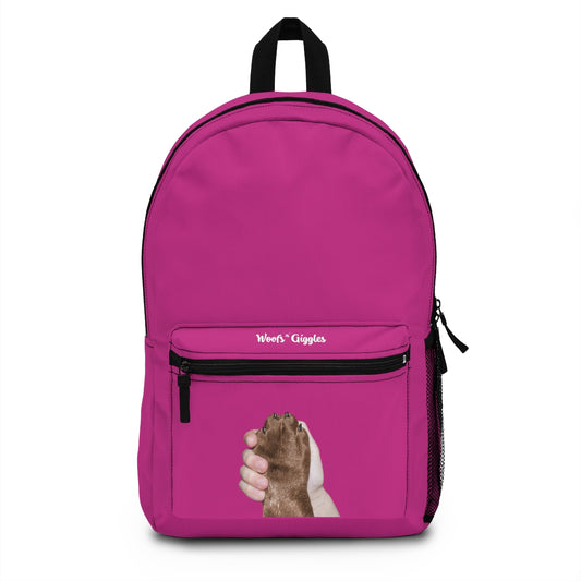 Light/Brown Pink Backpack