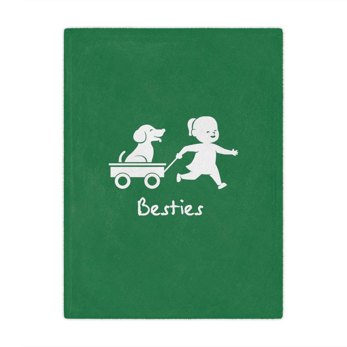 Besties Minky Blanket - Green