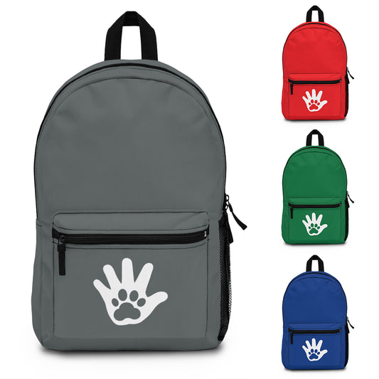Paw n' Hand Backpack - Choose Your Color
