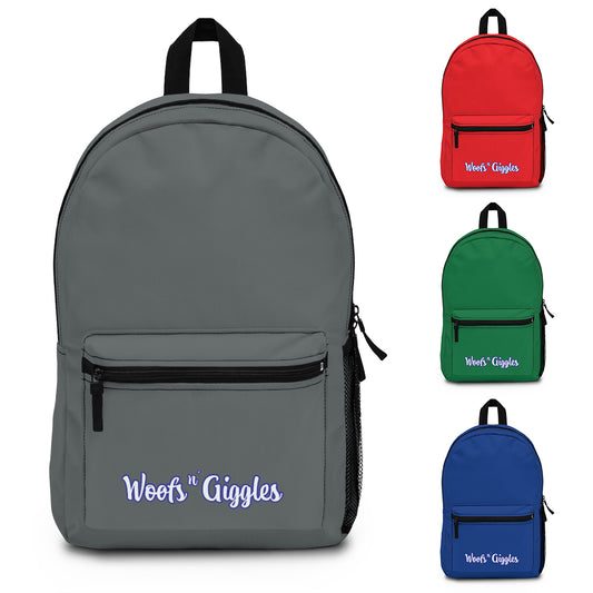 Woofs n' Giggles Backpack - Choose Your Color